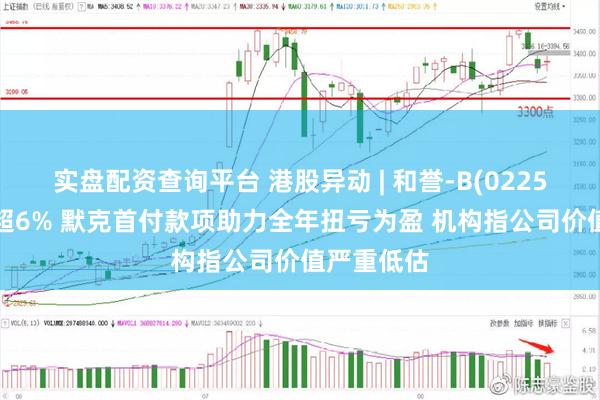 实盘配资查询平台 港股异动 | 和誉-B(02256)午后涨超6% 默克首付款项助力全年扭亏为盈 机构指公司价值严重低估