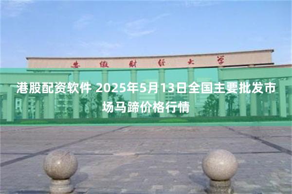港股配资软件 2025年5月13日全国主要批发市场马蹄价格行情