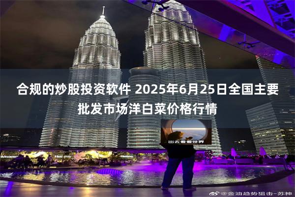 合规的炒股投资软件 2025年6月25日全国主要批发市场洋白菜价格行情